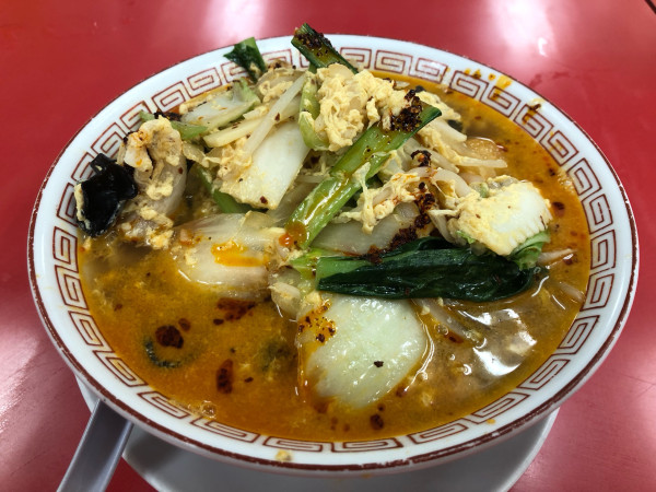 「サンラータンメン」@大阪王将 東長崎店の写真