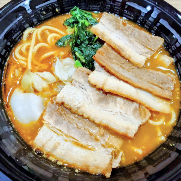 「チャーシューカレーラーメン」@カレーハウスCoCo壱番屋 JR浜松町駅北口店の写真