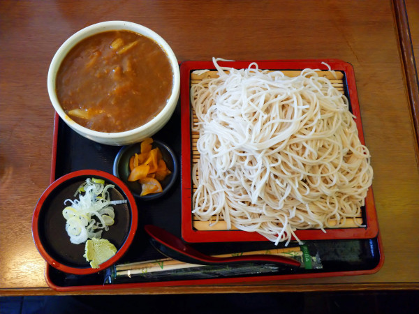 「ミニカレー丼セット（980円）＋中盛り（150円）」@そば処 ゆう月の写真
