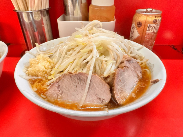 「小ラーメン（ニンニク、野菜）」@ラーメン二郎 上野毛店の写真