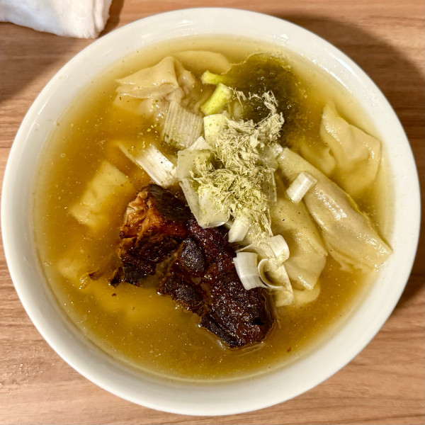 「ワンタンメン ¥1,200 淡口変更 ¥100」@手打ち 陰日向の写真