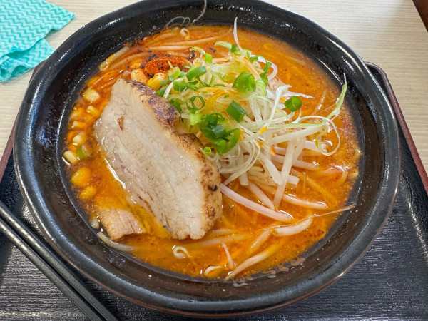 「辛味噌ラーメン大盛　1380」@赤城高原SA（下り）の写真