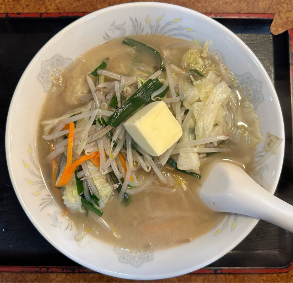 「タンメンバタートッピング」@珍來総本店 八潮ドライブイン店の写真