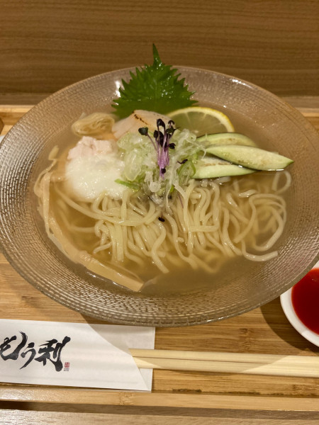 「帆立冷やし麺¥1,300」@らぁ麺 もう利 南森町店の写真