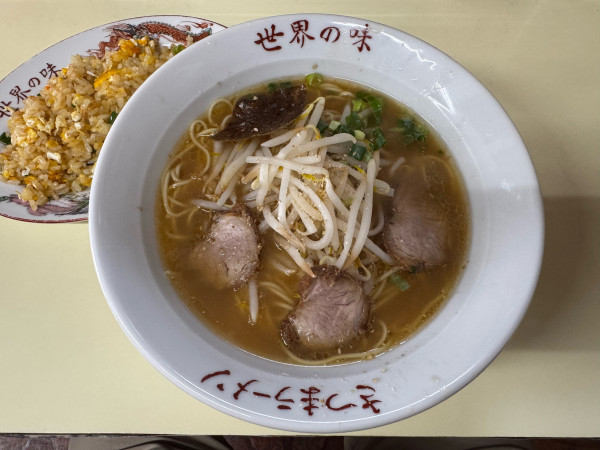 「Aセット　750円」@さつまラーメン 長尾店の写真