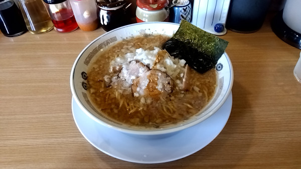 「背脂正直らーめん【中油並盛　中細ストレート】（９３０円）」@麺処 そら亭2の写真