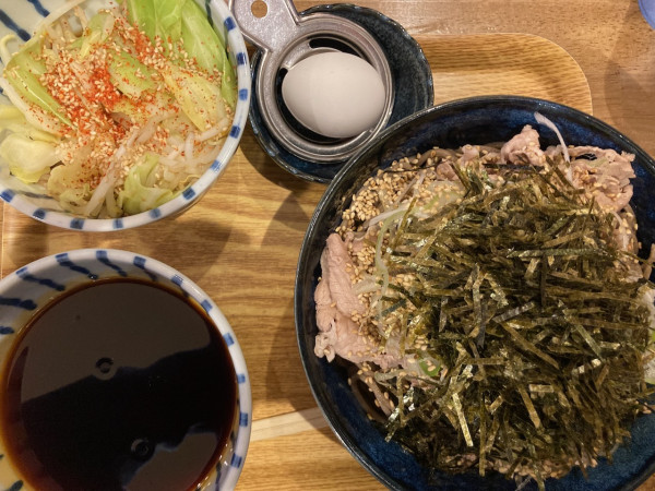 「肉蕎麦(大)+野菜増し」@肉蕎麦すず木 常陸多賀店の写真