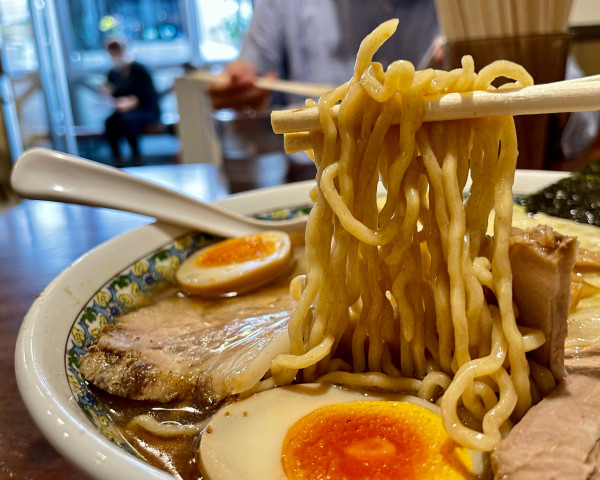 「がなり徳政中華そば(正油)/大盛り」@中華そば 我成の写真