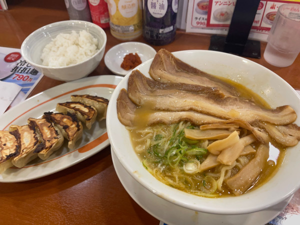 「プレミアムセット 醤油」@幸楽苑 川越木野目店の写真