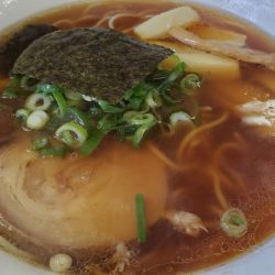 醤油ラーメン、白メンマ