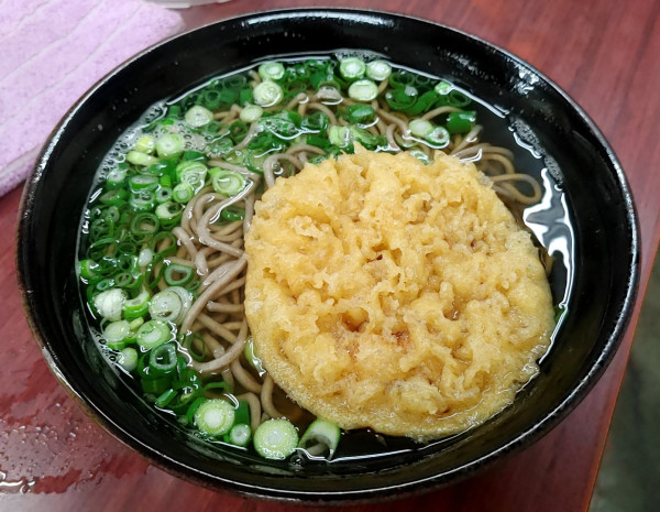 「天ぷらそば」@立喰いうどん・そば 優の写真