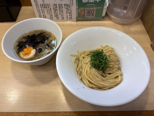 「【限定】梅香るつけそば(冷やし煮干しver.)」@麺屋 いちょうの写真