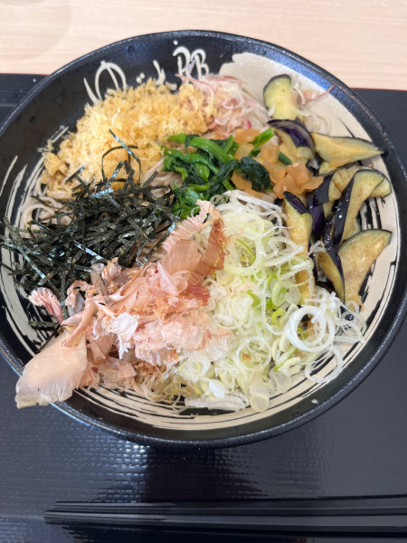 「冷し薬味そば」@ゆで太郎 宇都宮下岡本町店の写真