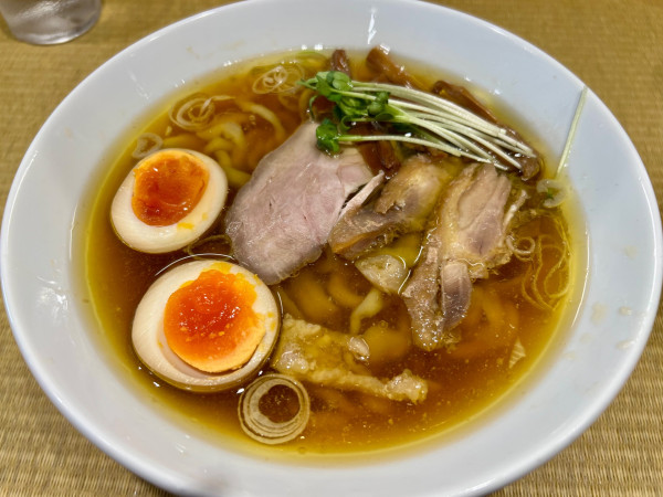 「味玉中華そば1050円」@手打 親鶏中華そば 綾川の写真