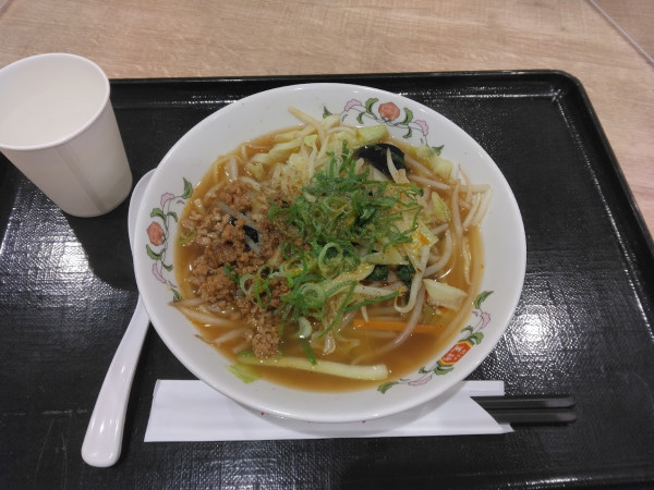 「2025年6月の限定麺：酸辣湯麺858円(各種割578円)」@餃子の王将 セブンパークアリオ柏店の写真