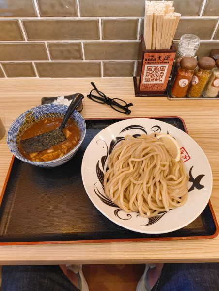 「カレーつけ麺 中　1250円」@つけ麺大輝の写真