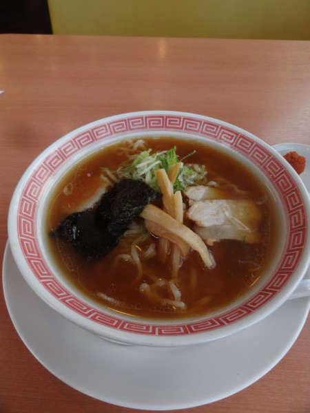 「醤油490円柔濃 餃子200円 辛子ニンニク⇒店舗限定無料」@幸楽苑 若柴店の写真
