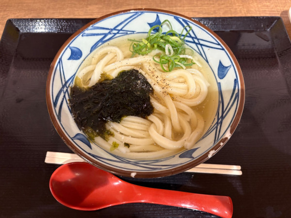 「海苔旨塩うどん」@丸亀製麺 イトーヨーカドー船橋店の写真