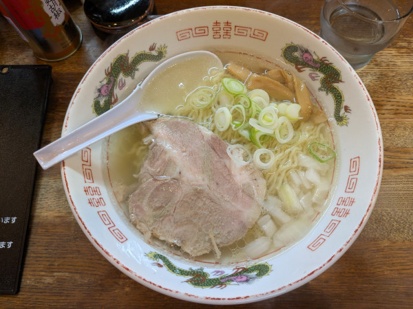 「朝専用中華そば(塩)」@らあめん 寸八 総本店の写真