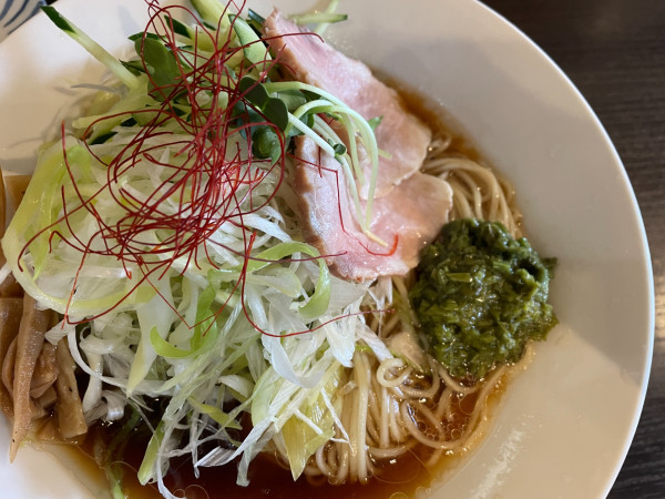 「冷たい中華蕎麦・大盛：1000円」@中華蕎麦 こばやの写真