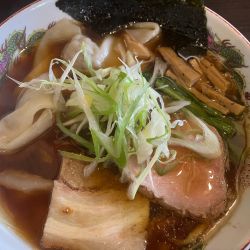自家製ワンタン麺・普通盛：1200円