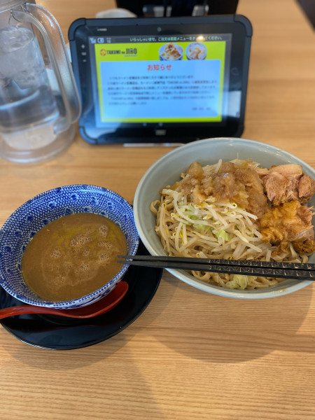 「つけ麺二郎流450g」@TAKUMI no JIROの写真