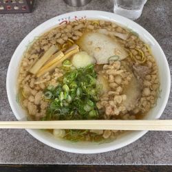 中華そば大盛脂マシマシニンニクトッピング