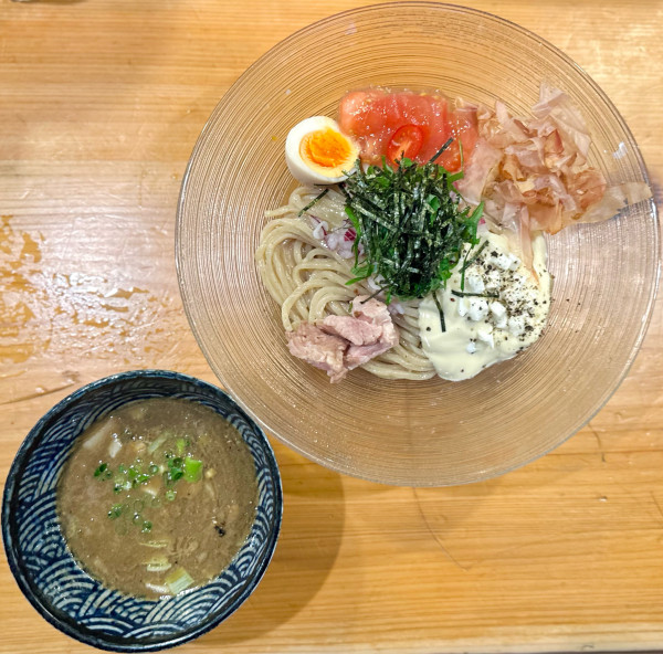 「★＜夏の限定＞冷やし和えそばと濃厚煮干〜クリームチーズとトマトジ」@KEN軒の写真