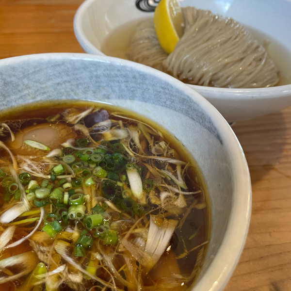 「政宗昆布水つけ麺（醤油）1,100円」@つけ麺 弥七の写真