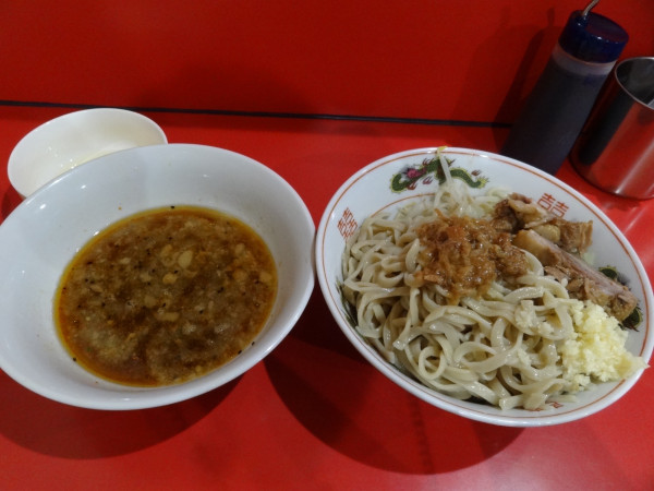 「小900円NA つけ麺100円生卵50円」@ラーメン二郎 千葉店の写真