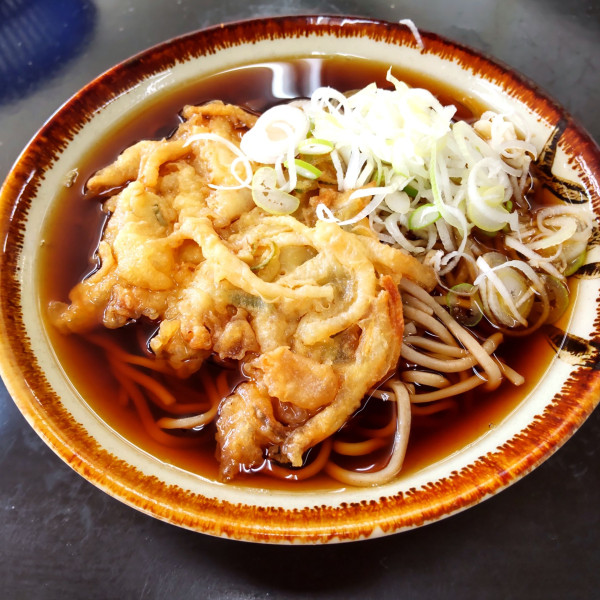 「天ぷら（￥500）」@立食い 寒川そばの写真