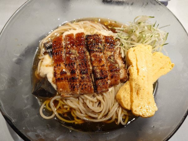 「鰻と大和芋の冷やしそば、」@中華蕎麦 瑞山（ZUIZAN）の写真