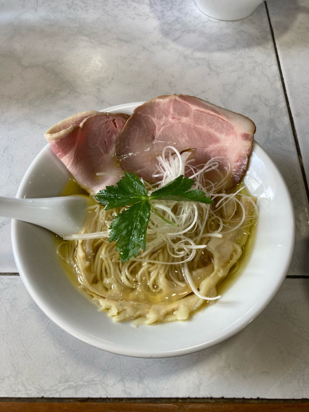 「鶏そば白醤油」@中華そば ふじ野の写真