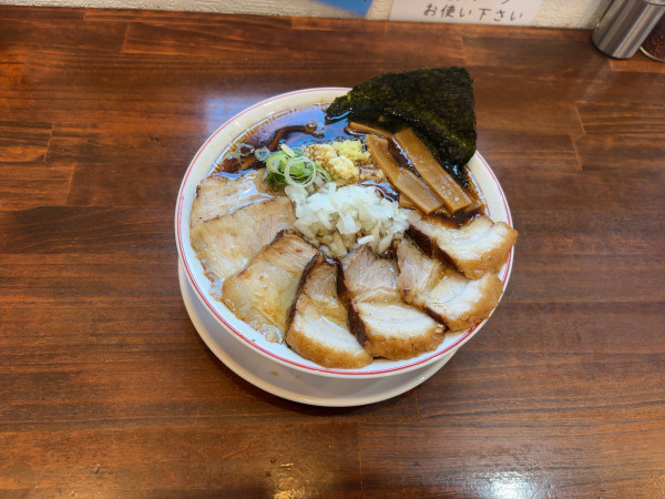 「Wチャーシューめん」@柏 濃麺や 39名の写真