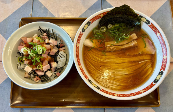 「中華そばランチセット（1100）」@麺や食堂 本店の写真