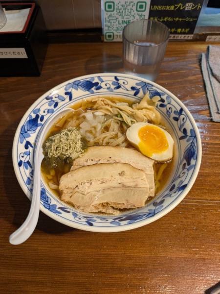 「冷やし昆布水1000円+LINEクーポン半玉子」@らぁ麺 ばらやの写真