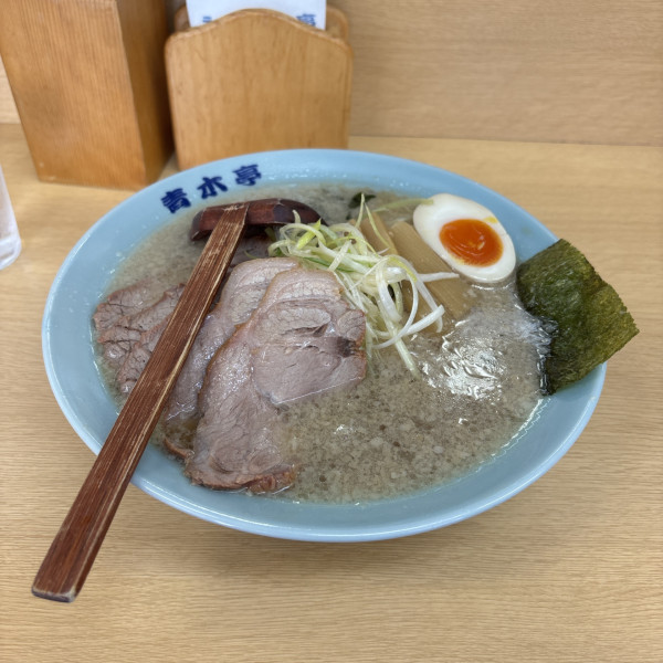 「チャーシューメン醤油（小）」@ラーメン青木亭 越谷店の写真