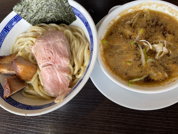 「福島豚骨魚介つけ麺・中盛300g：1200円」@中華蕎麦 こばやの写真