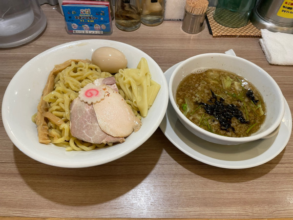 「塩つけそば」@中華そば ムタヒロ 拝島駅店の写真