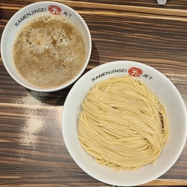 「鶏煮込みつけ麺」@ラーメン人生 JET 福島本店の写真