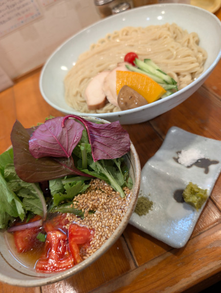 「森の冷やしつけ麺」@らーめん森や。の写真