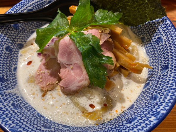 「冷やし豆乳担々麺＋メンマ」@純手打ち 麺と未来の写真