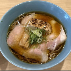 地鶏中華そば醤油（細麺）900円＋いわし丼550円