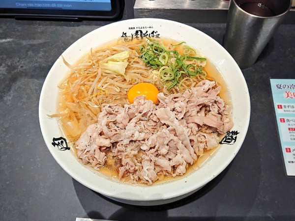 「冷やし肉そば：肉盛りそば麺大盛り」@伝説の肉そば屋 御茶ノ水店の写真