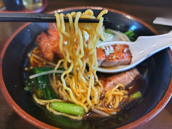 「パーコー麺+半チャーハン ランチセット 1200円」@幸楽の写真