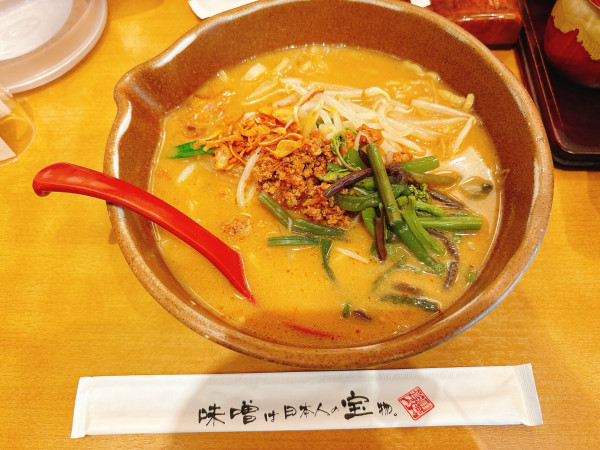 「信州味噌ラーメン」@みそ屋 田所商店 WBG店の写真