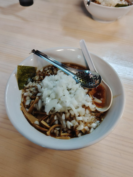 「メンマラーメン(850円)」@元祖敏々亭 びんびんの写真