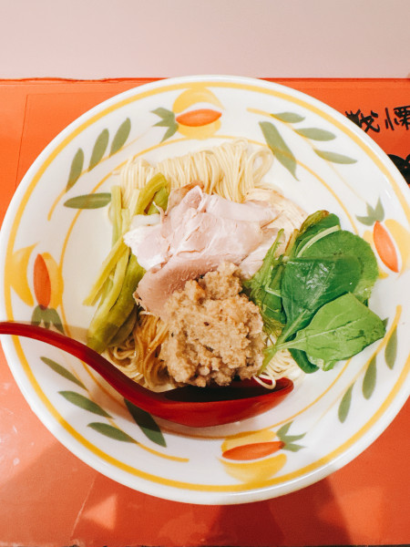 「戦慄のガーリックシュリンプまぜ麺〜の海老らぁ麺」@ハイデンコッコFACTORY 戦慄のワコマチカの写真