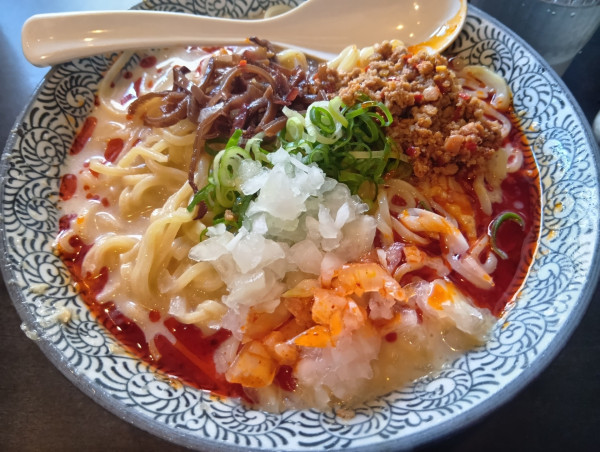 「冷やし担々麺大盛」@濃厚鶏そば 晴壱の写真