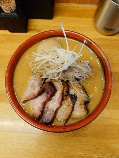 「味玉ちゃーしゅー味噌󠄀らーめん」@味噌っ子 ふっくの写真